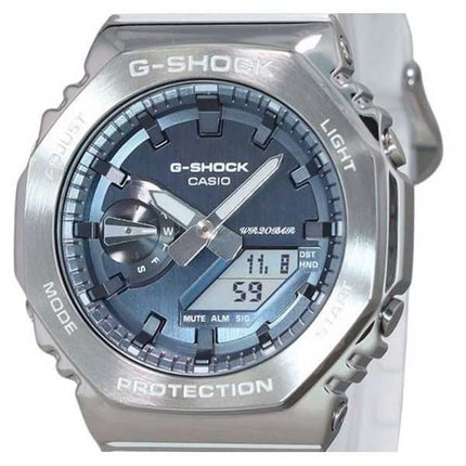 Orologio da uomo Casio G-Shock Collezione stagionale 2023 analogico digitale quadrante grigio al quarzo GM-2100WS-7A 200M