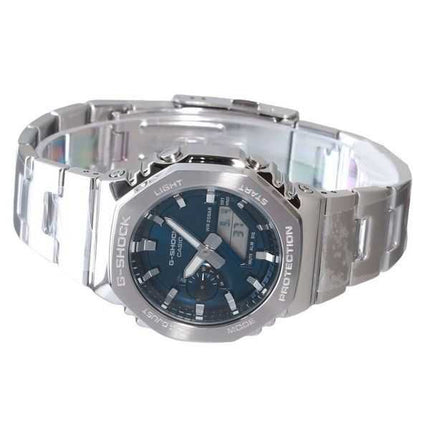 Casio G-Shock G-Steel Analogico Digitale Quadrante Blu Quarzo GM-2110D-2B 200M Orologio da Uomo
