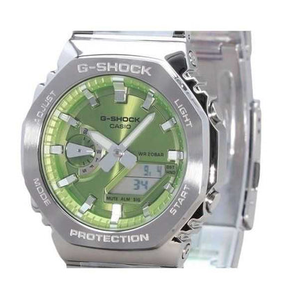 Casio G-Shock G-Steel Analogico Digitale Quadrante Verde Quarzo GM-2110D-3A 200M Orologio da Uomo