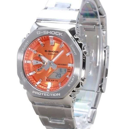 Casio G-Shock G-Steel Analogico Digitale Quadrante Arancione Quarzo GM-2110D-4A 200M Orologio da Uomo