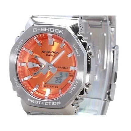 Casio G-Shock G-Steel Analogico Digitale Quadrante Arancione Quarzo GM-2110D-4A 200M Orologio da Uomo