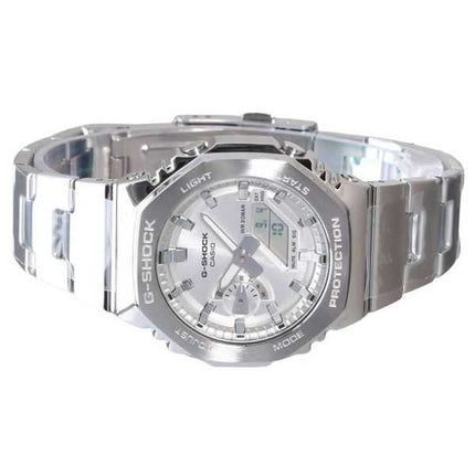 Casio G-Shock G-Steel Analogico Digitale Quadrante Argento Quarzo GM-2110D-7A 200M Orologio da Uomo