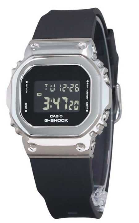 Casio G-Shock Orologio da uomo digitale con cinturino in resina e lunetta in metallo al quarzo GM-5600U-1 200M
