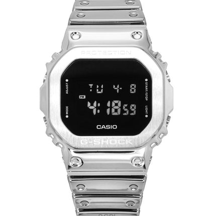 Orologio da uomo Casio G-Shock G-Steel Digitale con cinturino in silicone resistente e metallizzato al quarzo GM-5600YM-8 200M