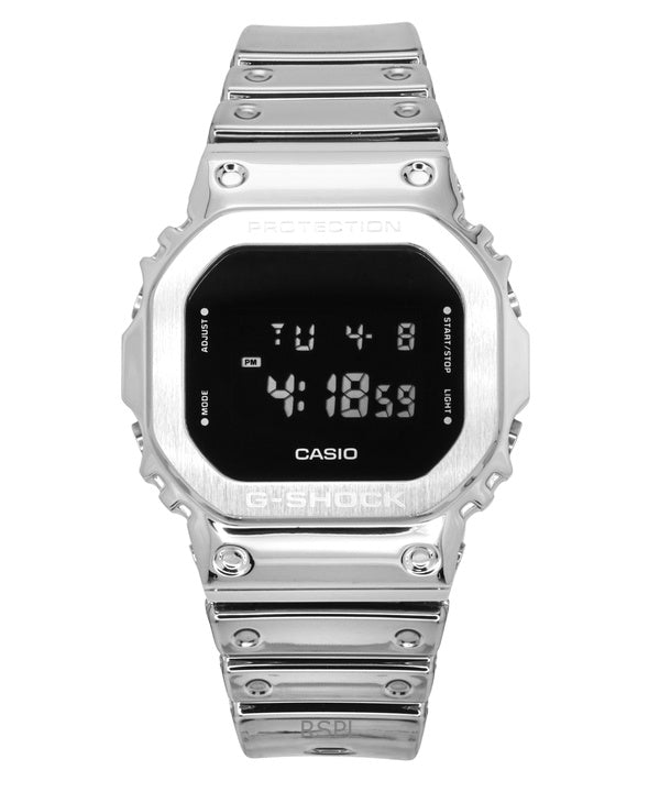Orologio da uomo Casio G-Shock G-Steel Digitale con cinturino in silicone resistente e metallizzato al quarzo GM-5600YM-8 200M