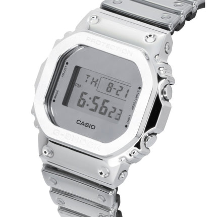 Orologio da uomo Casio G-Shock G-Steel Fine Metallic Digitale con cinturino in silicone al quarzo GM-5600YM-8A8 200M