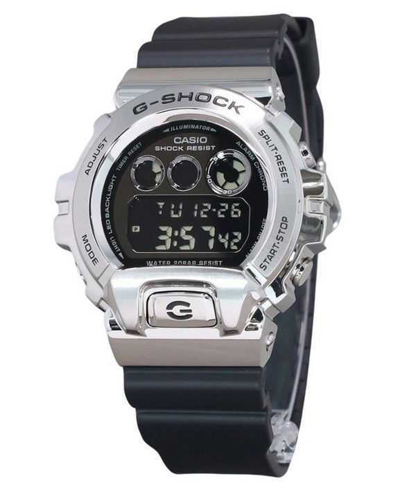 Casio G-Shock Orologio da uomo digitale con cinturino in resina e lunetta in metallo al quarzo GM-6900U-1 200M