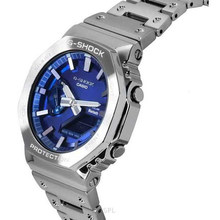 Casio G-Shock Analog Digital Full Metal Smartphone Link Quadrante Blu Solare GM-B2100AD-2A 200M Orologio da Uomo