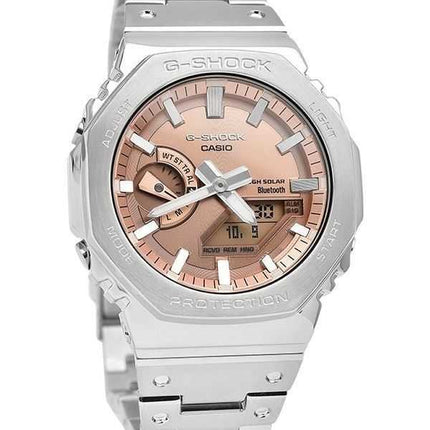 Casio G-Shock Full Metal Analog Digital Smartphone Link Copper Dial Tough Solar GM-B2100AD-5A 200M Orologio da uomo