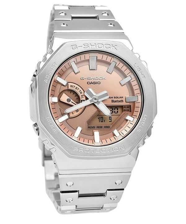 Casio G-Shock Full Metal Analog Digital Smartphone Link Copper Dial Tough Solar GM-B2100AD-5A 200M Orologio da uomo