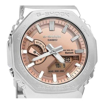 Casio G-Shock Full Metal Analog Digital Smartphone Link Copper Dial Tough Solar GM-B2100AD-5A 200M Orologio da uomo