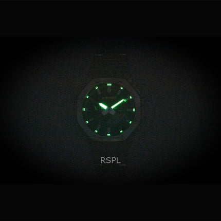 Orologio da uomo Casio G-Shock Full Metal Analog Digital Smartphone Link in acciaio inossidabile con quadrante nero Solar GM-B2100SD-1C 200M