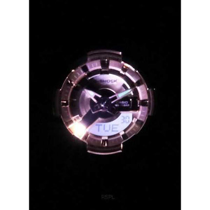 Casio G-Shock Analog Digital Resin Strap Oro Rosa Quarzo GM-S110PG-4A 200 Orologio da Donna