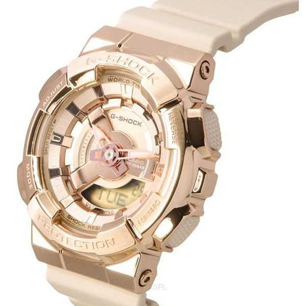 Casio G-Shock Analog Digital Resin Strap Oro Rosa Quarzo GM-S110PG-4A 200 Orologio da Donna