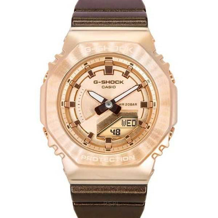 Casio G-Shock Analog Digital Bio-Based Resin Strap Rose Gold Dial Quartz GM-S2100CB-5A 200M Orologio da donna