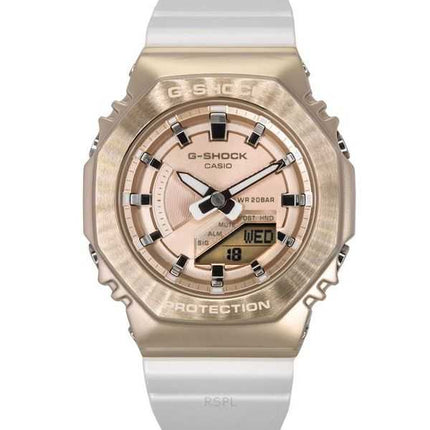 Casio G-Shock Analog Digital Bio-Based Resin Strap Rose Gold Dial Quartz GM-S2100CW-7A 200M Orologio da donna