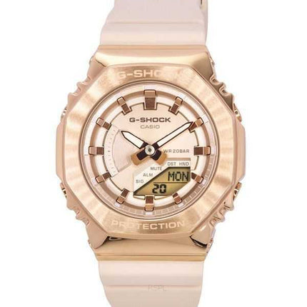 Orologio Casio G-Shock analogico digitale cinturino in resina quadrante color oro rosa al quarzo GM-S2100PG-4A 200M da donna