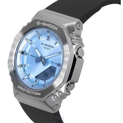 Casio G-Shock Analog Digital Bio-Based Resin Strap Light Blue Dial Quartz GM-S2110-2A 200M Orologio da donna