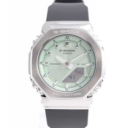 Casio G-Shock Analog Digital Bio-Based Resin Strap Quadrante Verde Chiaro Quarzo GM-S2110-3A 200M Orologio da Donna