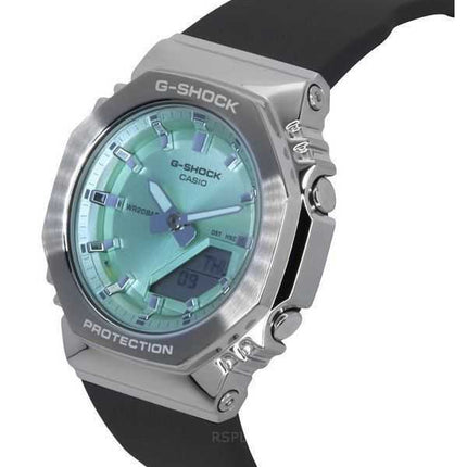 Casio G-Shock Analog Digital Bio-Based Resin Strap Quadrante Verde Chiaro Quarzo GM-S2110-3A 200M Orologio da Donna
