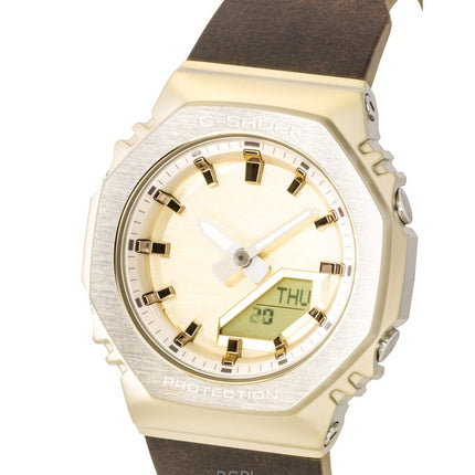 Orologio da uomo Casio G-Shock Analog Digital Beautiful People con cinturino in resina a base biologica, quadrante oro, al quarzo GM-S2110BP-5A 200M