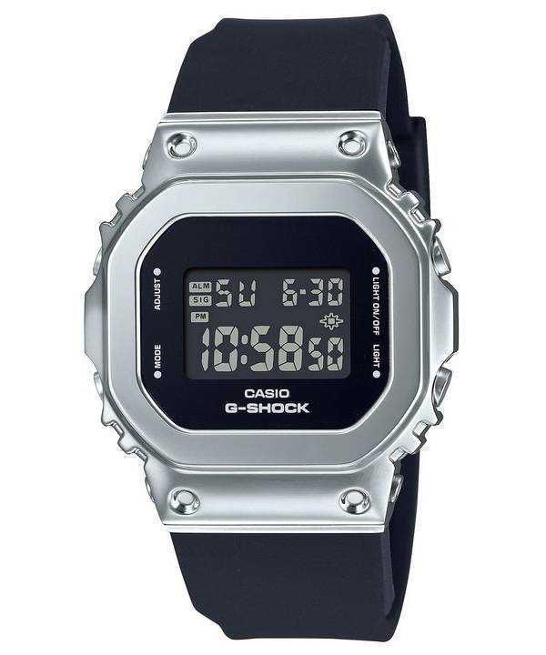 Orologio da donna Casio G-Shock con cinturino in resina digitale GM-S5600-1 GMS5600-1 200M