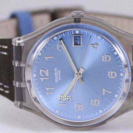 Swatch Originals Blue Choco Swiss Quartz GM415 Orologio unisex
