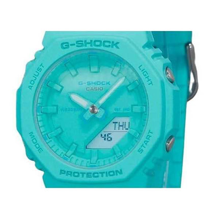 Casio G-Shock Analog Digital Resin Strap Turquoise Dial Quartz GMA-P2100-2A 200M Orologio da donna