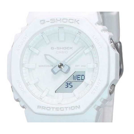 Orologio da donna Casio G-Shock analogico digitale con cinturino in resina quadrante bianco al quarzo GMA-P2100-7A 200M