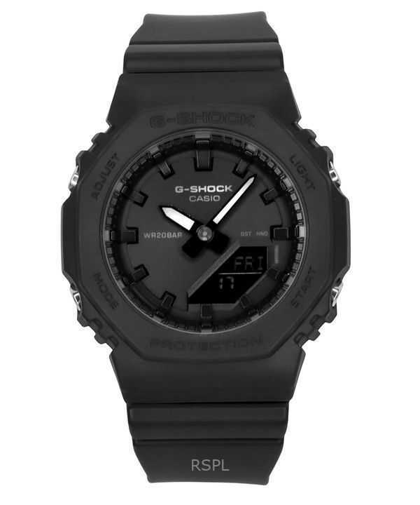 Orologio Casio G-Shock analogico digitale in resina a base biologica quadrante nero al quarzo GMA-P2100BB-1A 200M da donna