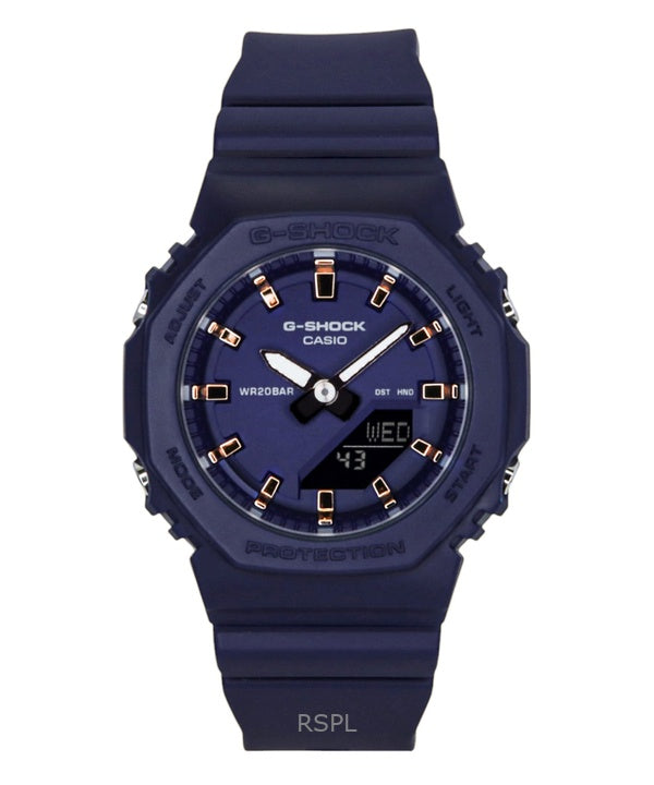 Orologio Casio G-Shock analogico digitale con cinturino in resina e quadrante nero al quarzo GMA-P2100M-2A 200M da donna