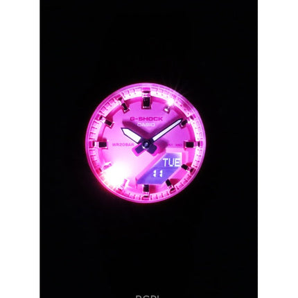 Orologio Casio G-Shock analogico digitale in resina a base biologica con quadrante rosa al quarzo GMA-P2100PP-4A 200M da donna