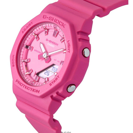 Orologio Casio G-Shock analogico digitale in resina a base biologica con quadrante rosa al quarzo GMA-P2100PP-4A 200M da donna