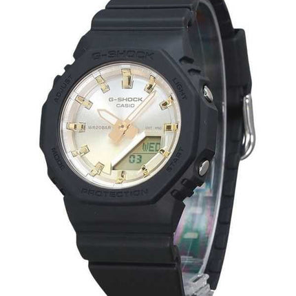 Casio G-Shock Analog Digital Sunset Glow Series Orologio da donna in resina a base biologica con quadrante in oro al quarzo GMA-