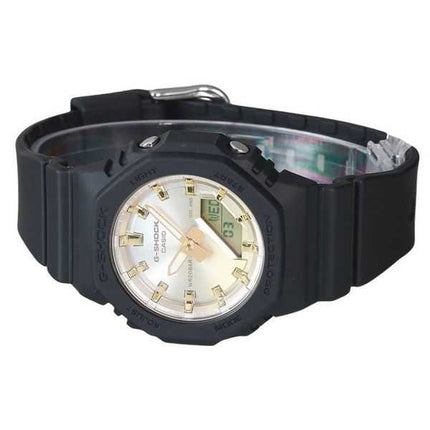 Casio G-Shock Analog Digital Sunset Glow Series Orologio da donna in resina a base biologica con quadrante in oro al quarzo GMA-