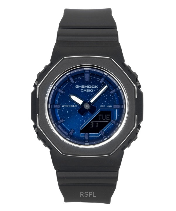 Orologio da donna Casio G-Shock analogico digitale in resina a base biologica con quadrante blu al quarzo GMA-P2110SC-2A 200M