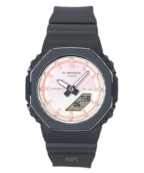 Orologio da donna Casio G-Shock analogico digitale in resina a base biologica con quadrante rosa al quarzo GMA-P2110SC-4A 200M