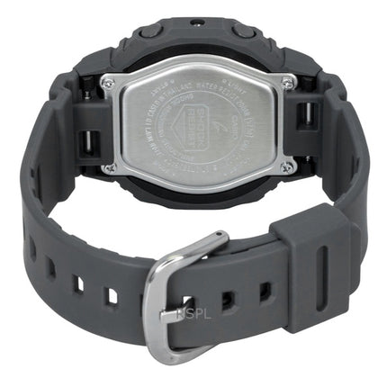 Orologio da donna Casio G-Shock analogico-digitale con cinturino in resina bio-based, quadrante grigio, movimento al quarzo, modello GMA-P2126W-8A, impermeabile fino a 200 metri.