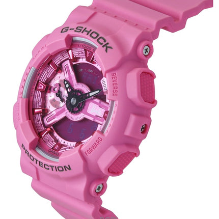Orologio Casio G-Shock analogico digitale Barbie Collaboration in resina bio-based con quadrante rosa al quarzo GMA-S110BE-4A 200M da donna