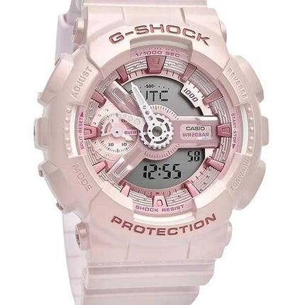 Casio G-Shock Analog Digital Bio-Based Resina Quadrante Rosa Quarzo GMA-S110ST-4A 200M Orologio da Donna