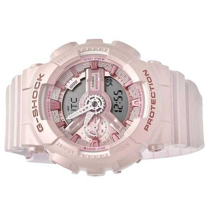 Casio G-Shock Analog Digital Bio-Based Resina Quadrante Rosa Quarzo GMA-S110ST-4A 200M Orologio da Donna