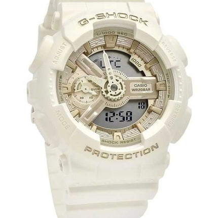 Orologio Casio G-Shock analogico digitale in resina a base biologica con quadrante monocromatico al quarzo GMA-S110ST-7A 200M da