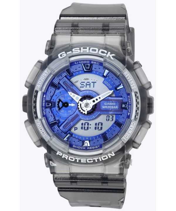 Orologio da donna Casio G-Shock analogico digitale quadrante blu al quarzo GMA-S110TB-8A 200M
