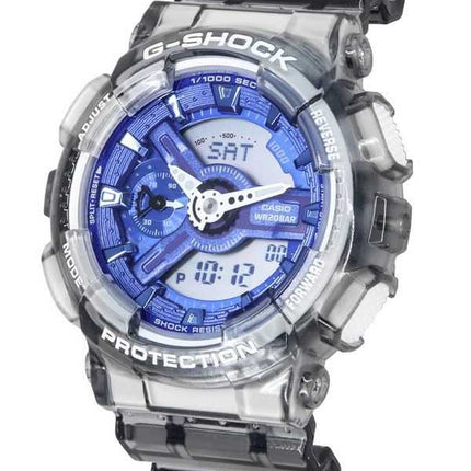 Orologio da donna Casio G-Shock analogico digitale quadrante blu al quarzo GMA-S110TB-8A 200M