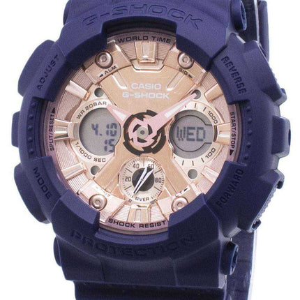 Casio G-Shock S Series GMA-S120MF-2A2 GMAS120MF-2A2 World Time 200M Orologio da donna