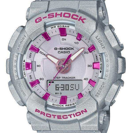 Orologio Casio G-Shock analogico digitale quadrante grigio quarzo GMA-S130NP-8A GMAS130NP-8 200M orologio da donna