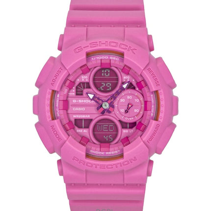 Orologio da donna Casio G-Shock Pink Ribbon con cinturino in resina a base biologica, analogico digitale, quadrante rosa, al quarzo GMA-S145PK-4A 200M