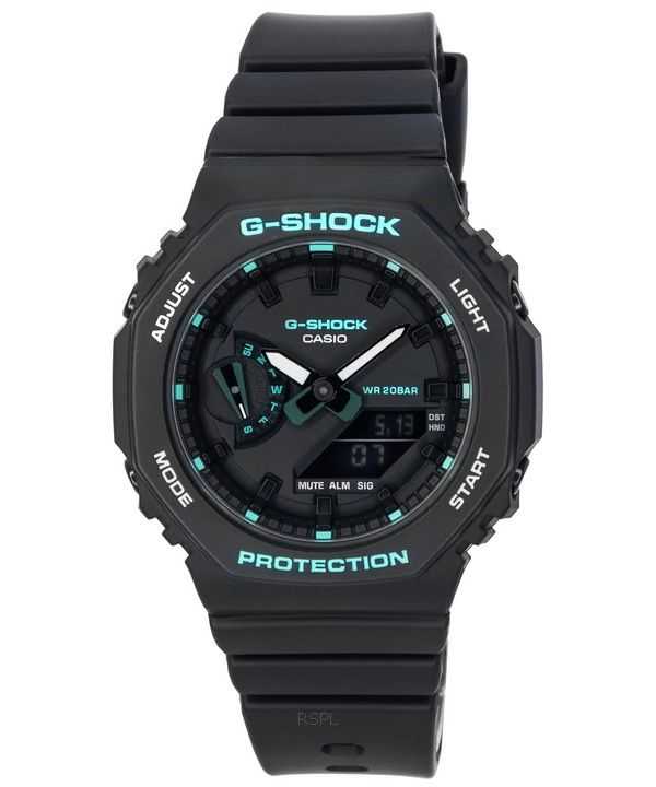Orologio da donna Casio G-Shock analogico digitale quadrante nero al quarzo GMA-S2100GA-1A GMAS2100GA-1 200M