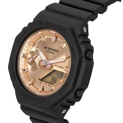 Casio G-Shock Analog Digital Resin Strap Rose Gold Dial Quartz GMA-S2100MD-1A 200M Orologio da donna