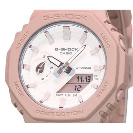 Casio G-Shock Nature&#39;s Colour Series Analog Digital Bio Based Resina Quadrante Rosa Quarzo GMA-S2100NC-4A2 Orologio da Donna
